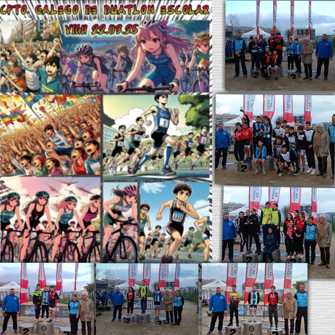 I Dúatlón de Menores de Navia - Vigo (Campionato Xunta de Galicia de Dúatlon de Menores