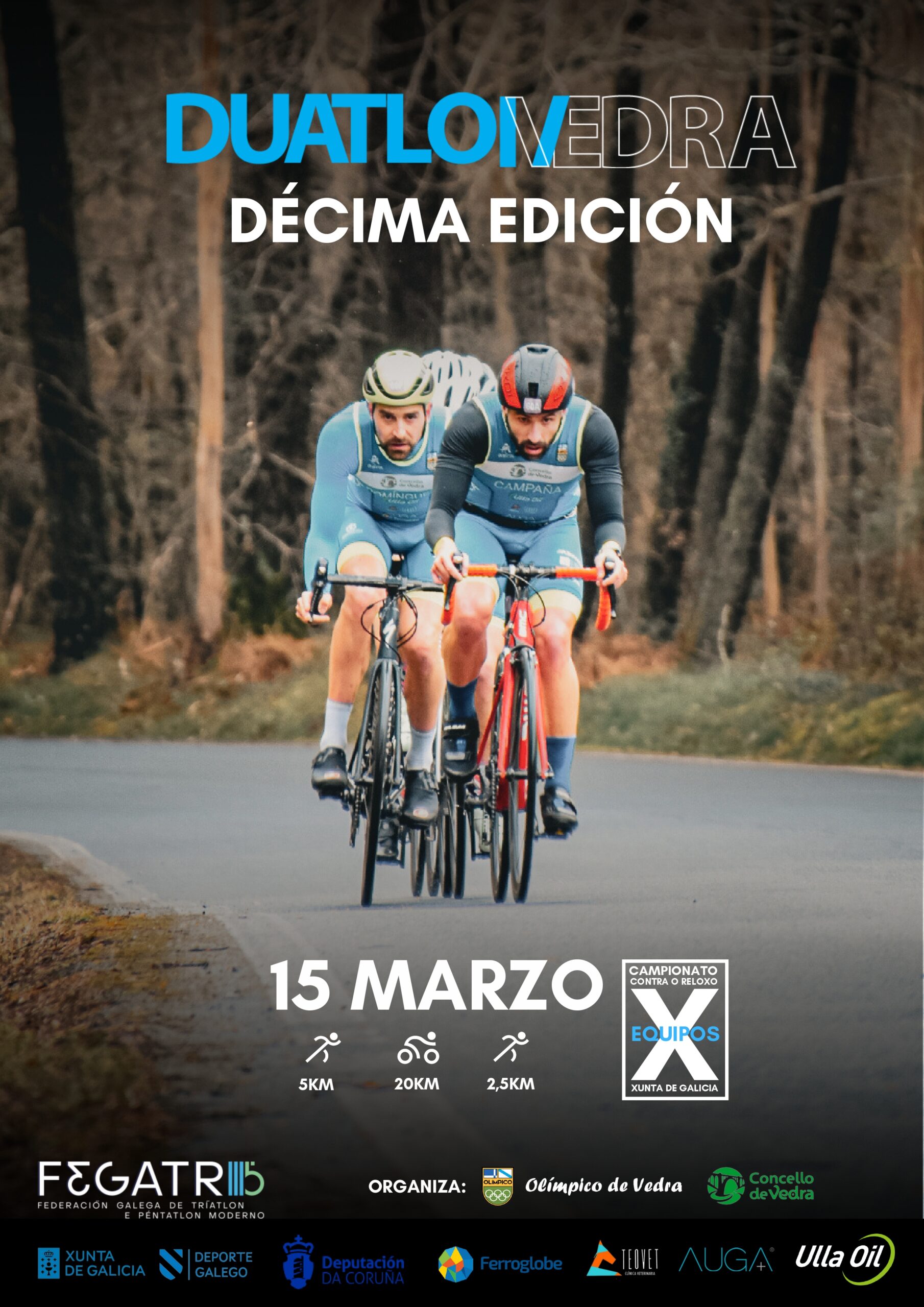 Décima Edición Dúatlon Vedra 15/03/2025