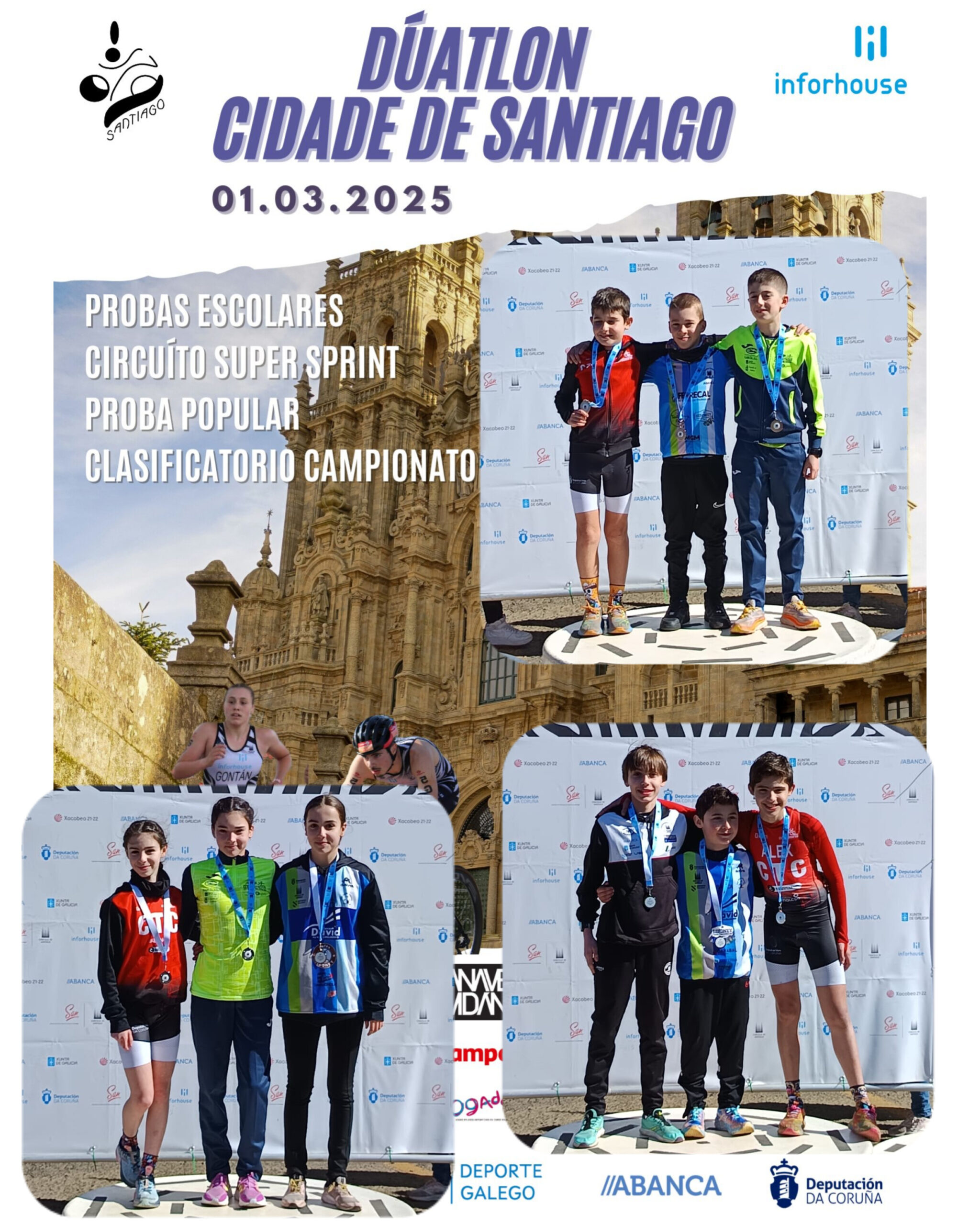 XXV Duatlón Escolar Cidade de Santiago (Clasificatorio Provincial A Coruña Xogade)