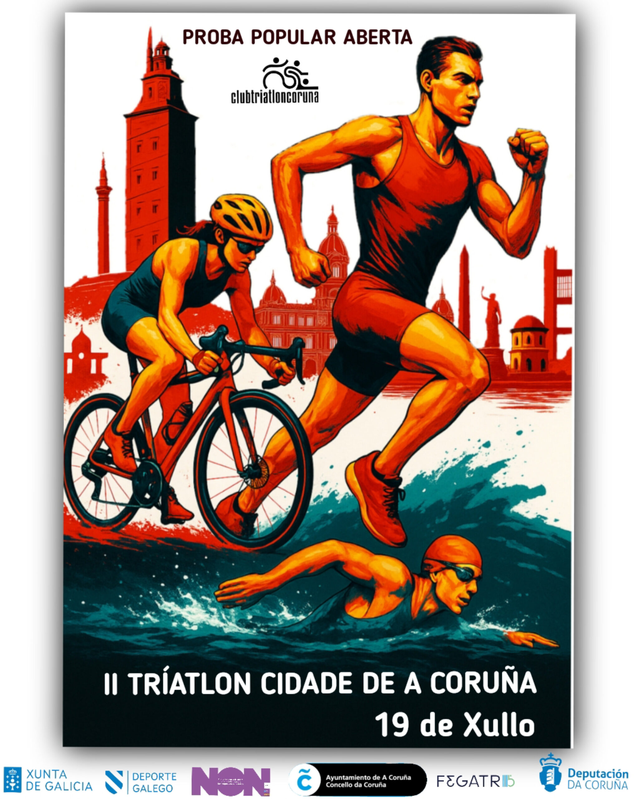 II Triatlón Cidade de A Coruña - Proba Popular Aberta