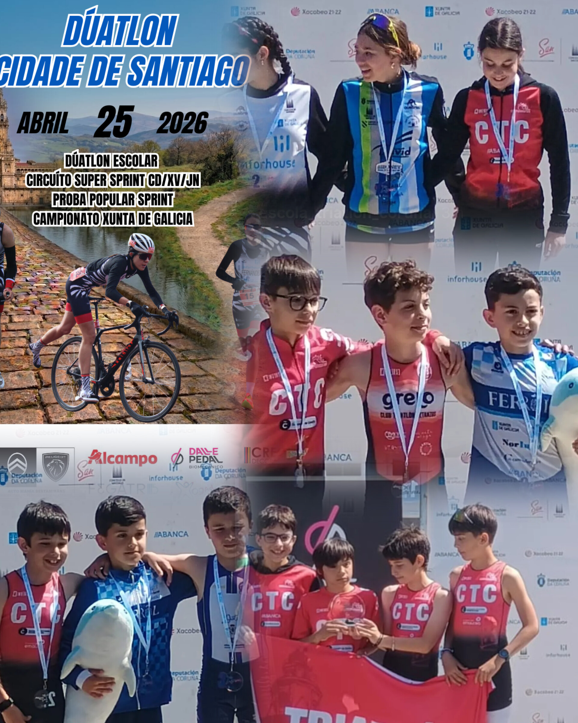XXII Dúatlon Escolar Cidade de Santiago FINAL PROVINCIAL XOGADE A CORUÑA